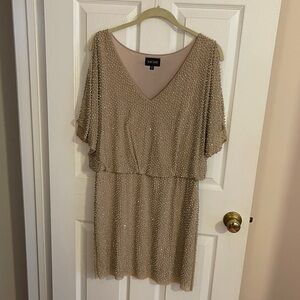 XSCAPE Rhinestone Dress